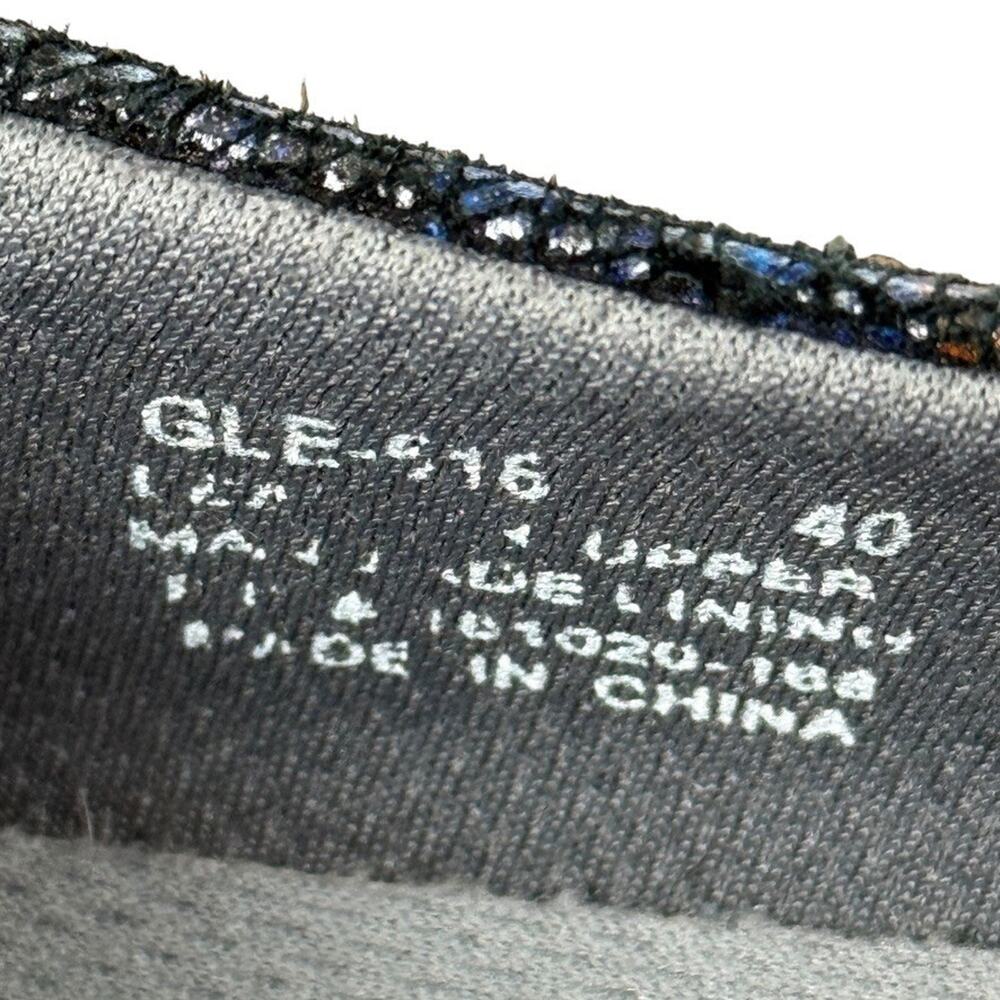 Alegria Glee Quarry Crackle Leather Slip On Comfort Shoes Flats Loafers 40 / 10 - Picture 16 of 16
